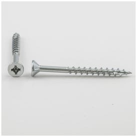 #8 x 2" Zinc Plated Square/Phillips Drive Type 17 Coarse Thread Flat Head Nib Screw Sold by the Keg (4,300). Order 4.3 for a keg of 4,300 screws