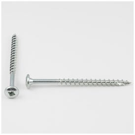 #8 x 2-1/2" Zinc Plated Square/Phillips Drive Type 17 Coarse Thread Standard Round Washer Head Screw Sold by the Keg (2,500). Order 2.5 for a Keg of 2,500 screws