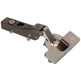 125° Commercial Grade Partial Overlay Cam Adjustable Self-close Hinge with Lever-Top Dowels