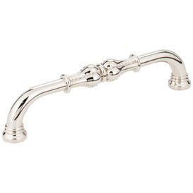 128 mm Center-to-Center Polished Nickel Beaded Prestige Cabinet Pull