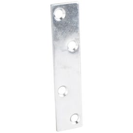 4" X 7/8" Zinc Plated Steel Mending Plate