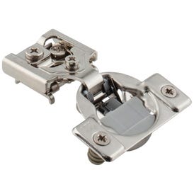 105° 3/8" Overlay Heavy Duty DURA-CLOSE® Soft-close Compact Hinge with Press-in 8 mm Dowels