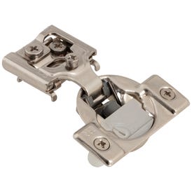 105° 1/2" Overlay Heavy Duty Dura-Close® Adjustable Soft-close Compact Hinge with Press-in 8 mm Dowels
