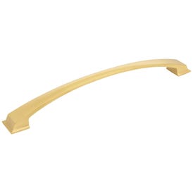 12" Center-to-Center Brushed Gold Arched Roman Appliance Handle