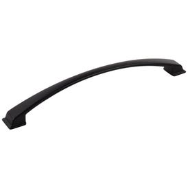 224 mm Center-to-Center Matte Black Arched Roman Cabinet Pull