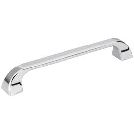 160 mm Center-to-Center Polished Chrome Square Marlo Cabinet Pull
