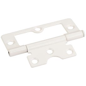 Almond 3" Swaged Loose Pin Non-Mortise Hinge with 6 Holes
