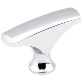 1-5/8" Overall Length Polished Chrome Aiden Cabinet "T" Knob