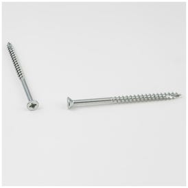 #9 x 2-1/2" Zinc Plated Square/Phillips Drive Type 17 Coarse Thread Flat Head Nib Screw Sold by the Keg (2,500). Order 2.5 for a keg of 2,500 screws