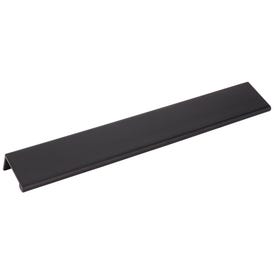 10" Overall Length Matte Black Edgefield Cabinet Tab Pull