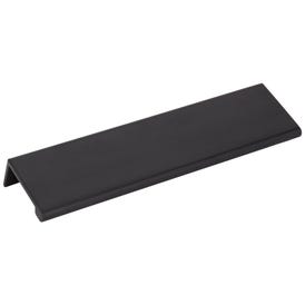 6" Overall Length Matte Black Edgefield Cabinet Tab Pull