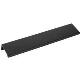 8" Overall Length Matte Black Edgefield Cabinet Tab Pull