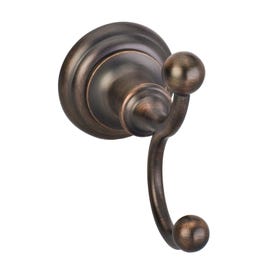 Fairview Brushed Oil Rubbed Bronze Double Robe Hook  - Contractor Packed