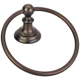 Fairview Brushed Oil Rubbed Bronze Towel Ring - Contractor Packed