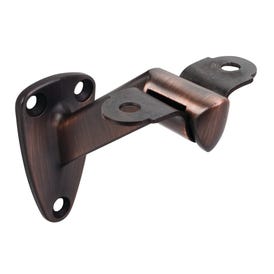 1-7/16" x 2-1/2" Heavy Duty Handrail Bracket with  3-3/8" Projection - Dark Brushed Antique Copper