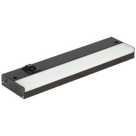 11-7/8" 120-Volt Bar Light, Dimmable and 3-Color Selectable, Black