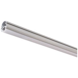 48" Lighted Closet Rod Profile, Frosted Lens, S Nickel