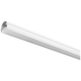 48" Lighted Closet Rod Profile, Frosted Lens, White