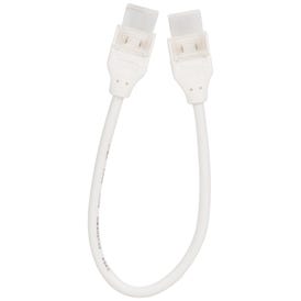 Top Bend Linking Connector with 7" wire, white