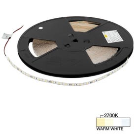 100 Ft, 120 Lumens/Ft. 12-volt Accent Output LED Tape Light, Single-White, Warm White 2700K