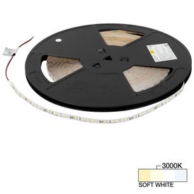 100 Ft, 120 Lumens/Ft. 12-volt Accent Output LED Tape Light, Single-White, Soft White 3000K