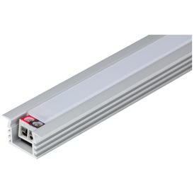 12-9/16" 120 Lumens/Ft. 12-Volt Accent Output Recessed Linear Fixture, Single-White, Fits 15" Wall Cabinet, 101 Lumens/Fixture, 2 Watts, Soft White 3000K