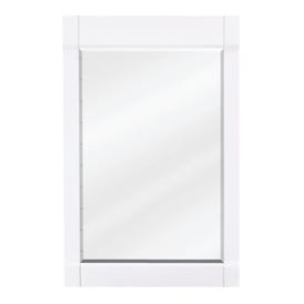 22" W x 1-1/4" D x 34" H White Astoria mirror