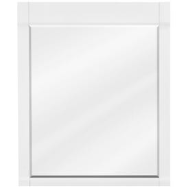 28" W x 1-1/4" D x 34" H White Astoria mirror
