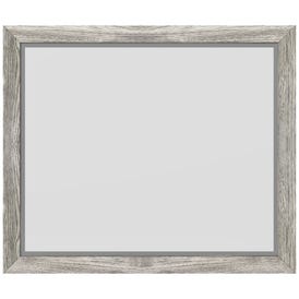 33" W x 1" D x 28" H Weathered Grey Cade mirror