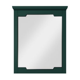 28" W x 1-1/2" D x 34" H Forest Green Chatham mirror