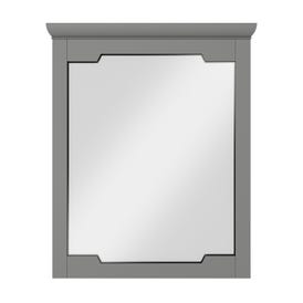 28" W x 1-1/2" D x 34" H Grey Chatham mirror