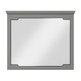 40" W x 1-1/2" D x 34" H Grey Chatham mirror