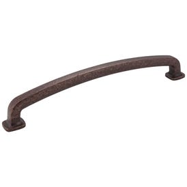 12" Center-to-Center Distressed Oil Rubbed Bronze Belcastel 1 Appliance Handle