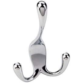 Wall-mount Tri-hook in Polished Chrome