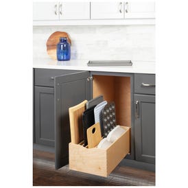 15" Wood Single Drawer Cookware Rollout