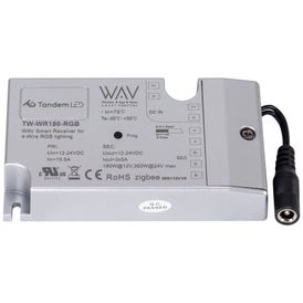 180-Watt WAV SMART CONTROL™ 4-Wire Multi-Color RGB Lighting Smart Receiver, Zigbee Technology