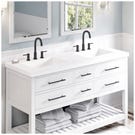 61"  Double Vanity Top & Bowls - Sink bowls included with top