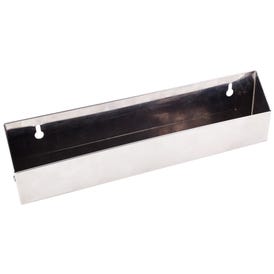 11-11/16" Slim Depth Stainless Steel Tip-Out Tray for Sink Front