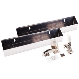 14-13/16" Stainless Steel Tip-Out Tray Kit for Sink Front