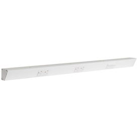 36" TR Switch Series Angle Power Strip, Right Switches, White Finish, White Switches and Receptacles