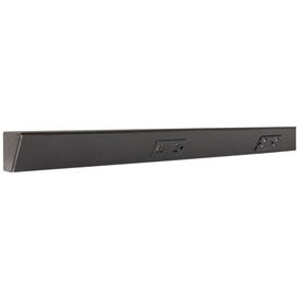 72" TR USB Series Angle Power Strip with USB, Black Finish, Black Receptacles