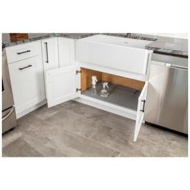 Under Sink Silicone Mat for 36" Sink Base Cabinets