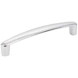 128 mm Center-to-Center Polished Chrome Rope Detailed Lindos Cabinet Pull