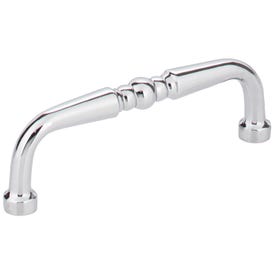 3" Center-to-Center Polished Chrome Madison Cabinet Pull
