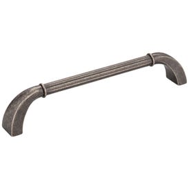 160 mm Center-to-Center Distressed Pewter Cordova Cabinet Pull